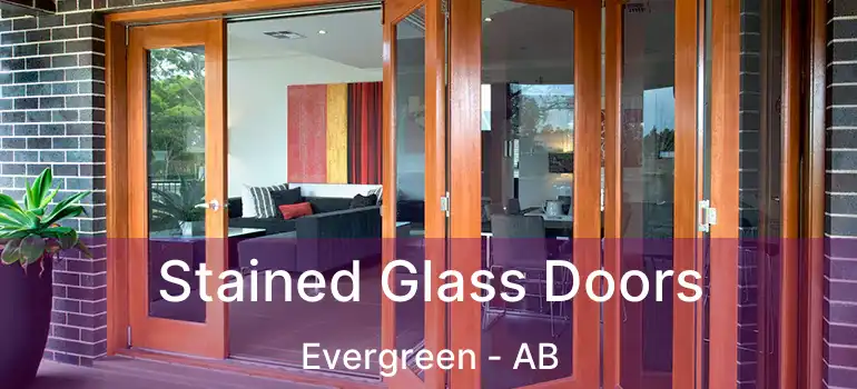  Stained Glass Doors Evergreen - AB