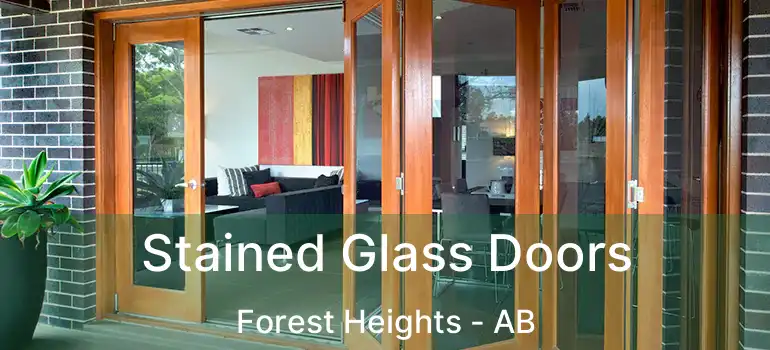  Stained Glass Doors Forest Heights - AB