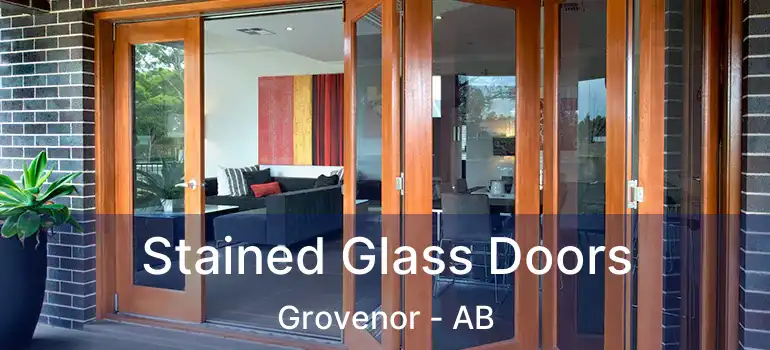  Stained Glass Doors Grovenor - AB