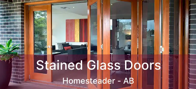  Stained Glass Doors Homesteader - AB