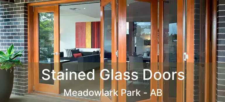  Stained Glass Doors Meadowlark Park - AB