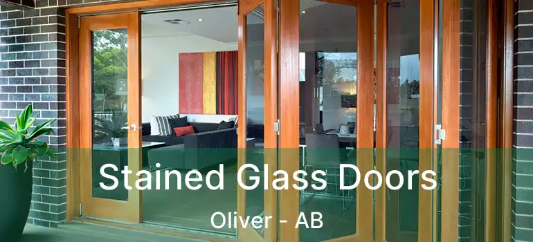  Stained Glass Doors Oliver - AB