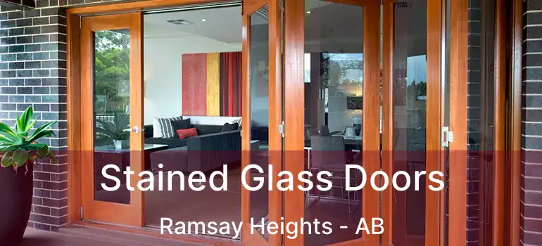  Stained Glass Doors Ramsay Heights - AB