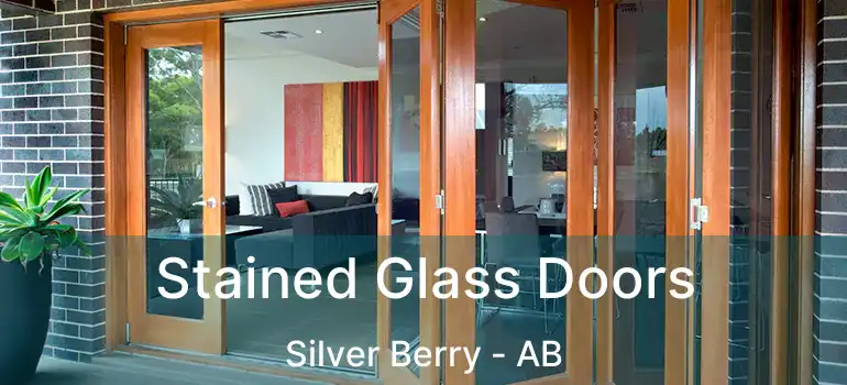  Stained Glass Doors Silver Berry - AB