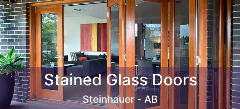  Stained Glass Doors Steinhauer - AB