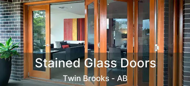  Stained Glass Doors Twin Brooks - AB
