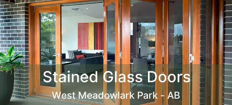 Stained Glass Doors West Meadowlark Park - AB