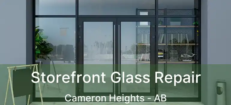  Storefront Glass Repair Cameron Heights - AB