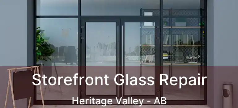  Storefront Glass Repair Heritage Valley - AB