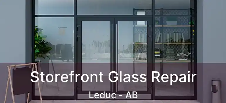  Storefront Glass Repair Leduc - AB