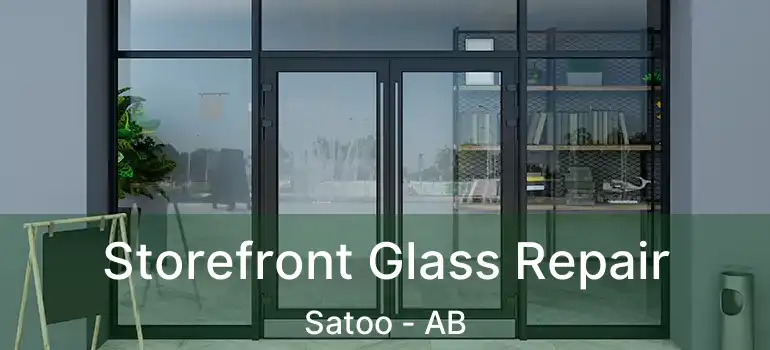  Storefront Glass Repair Satoo - AB