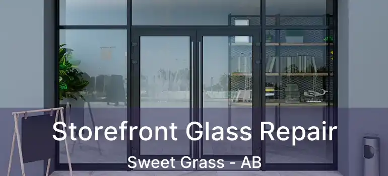  Storefront Glass Repair Sweet Grass - AB
