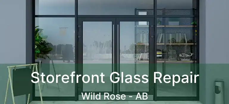  Storefront Glass Repair Wild Rose - AB