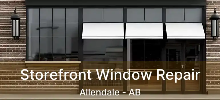  Storefront Window Repair Allendale - AB
