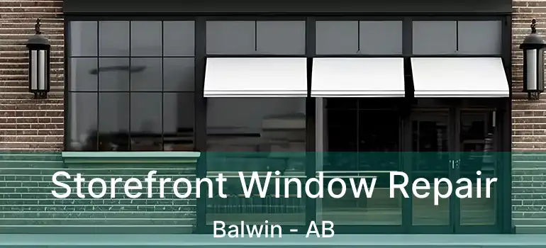  Storefront Window Repair Balwin - AB