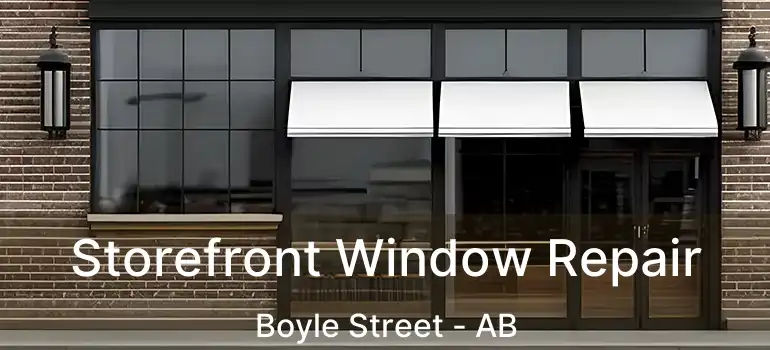  Storefront Window Repair Boyle Street - AB