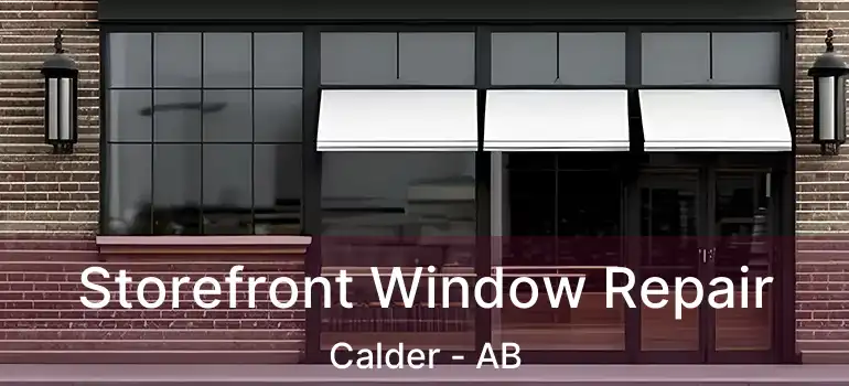  Storefront Window Repair Calder - AB