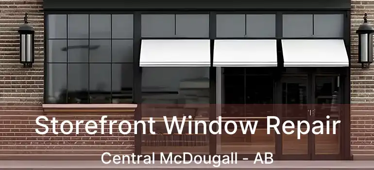  Storefront Window Repair Central McDougall - AB