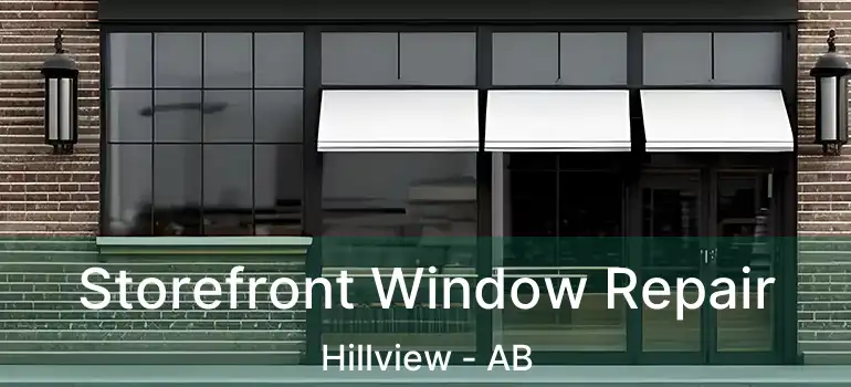  Storefront Window Repair Hillview - AB