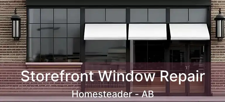  Storefront Window Repair Homesteader - AB