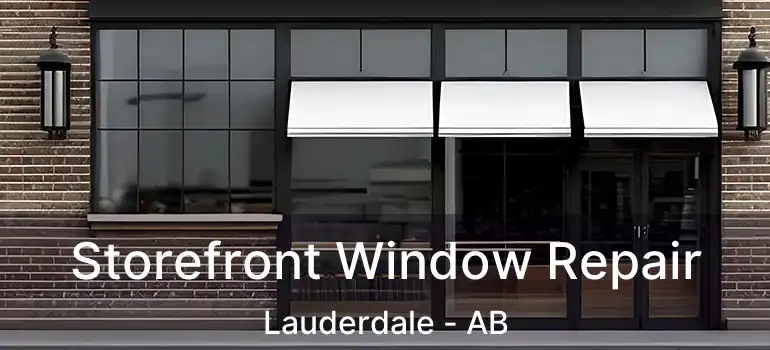  Storefront Window Repair Lauderdale - AB