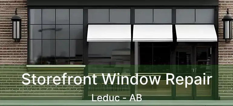  Storefront Window Repair Leduc - AB