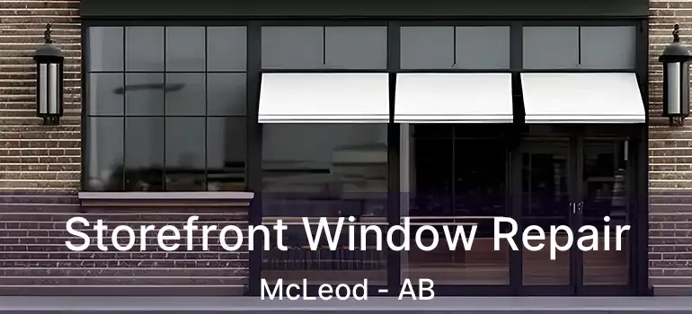  Storefront Window Repair McLeod - AB