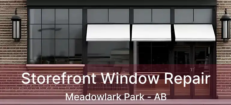  Storefront Window Repair Meadowlark Park - AB