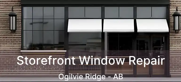  Storefront Window Repair Ogilvie Ridge - AB
