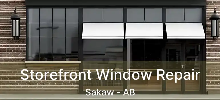  Storefront Window Repair Sakaw - AB