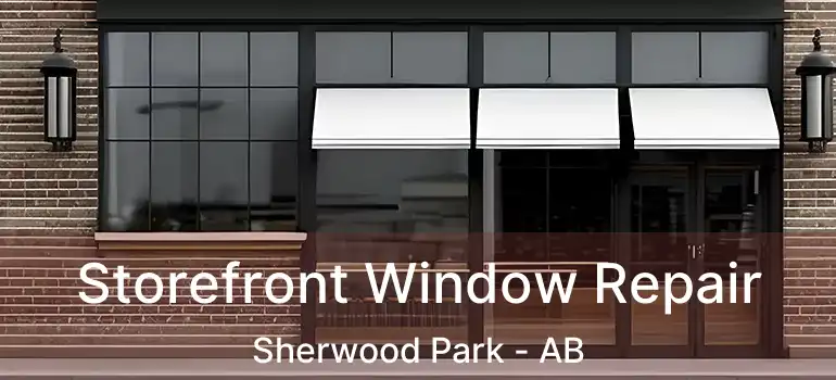  Storefront Window Repair Sherwood Park - AB