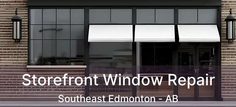  Storefront Window Repair Southeast Edmonton - AB