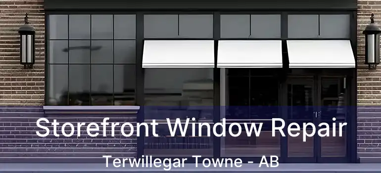  Storefront Window Repair Terwillegar Towne - AB