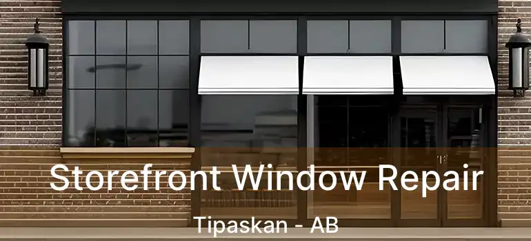  Storefront Window Repair Tipaskan - AB