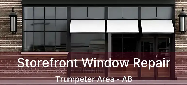  Storefront Window Repair Trumpeter Area - AB