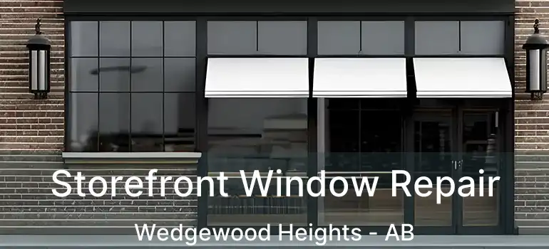  Storefront Window Repair Wedgewood Heights - AB