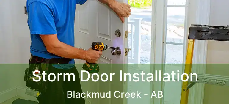  Storm Door Installation Blackmud Creek - AB