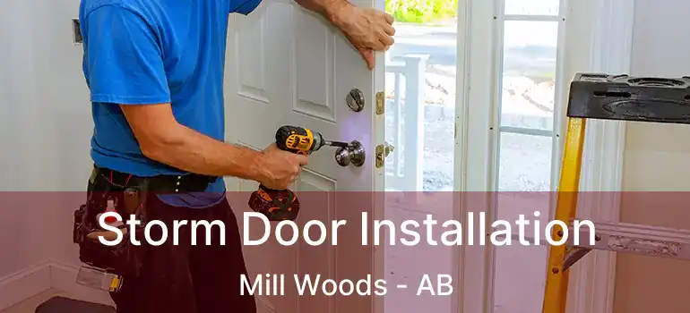  Storm Door Installation Mill Woods - AB