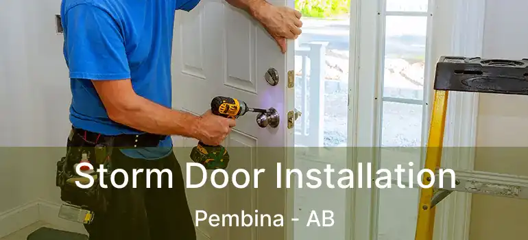  Storm Door Installation Pembina - AB