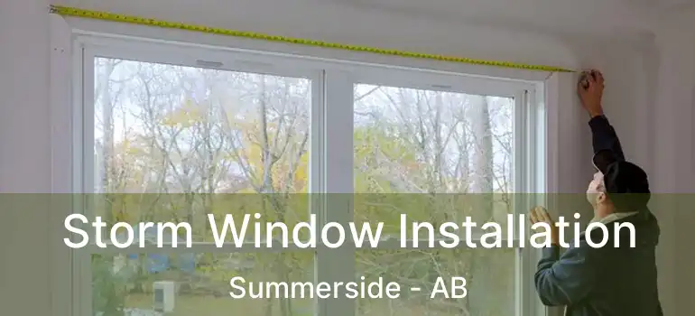  Storm Window Installation Summerside - AB