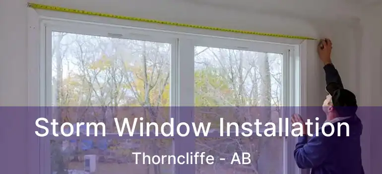  Storm Window Installation Thorncliffe - AB