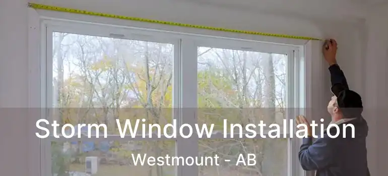 Storm Window Installation Westmount - AB
