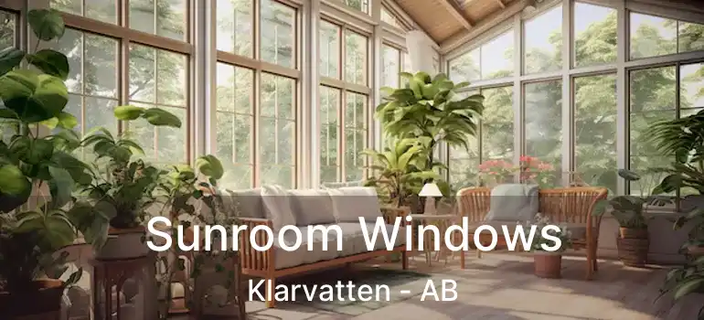  Sunroom Windows Klarvatten - AB