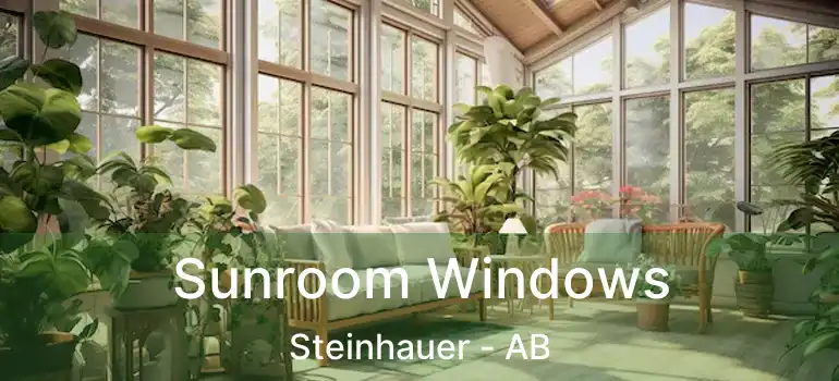  Sunroom Windows Steinhauer - AB