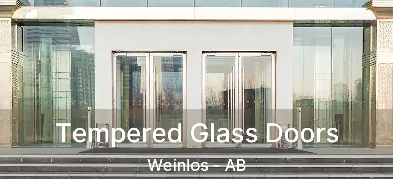  Tempered Glass Doors Weinlos - AB