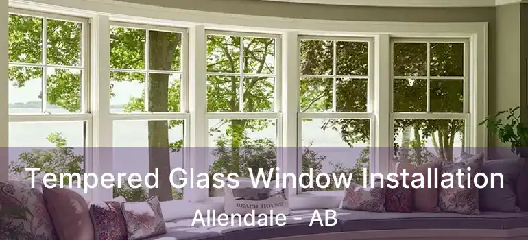  Tempered Glass Window Installation Allendale - AB