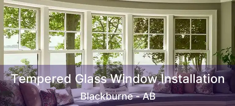  Tempered Glass Window Installation Blackburne - AB