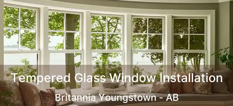  Tempered Glass Window Installation Britannia Youngstown - AB