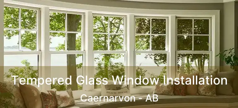  Tempered Glass Window Installation Caernarvon - AB