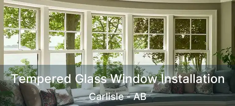  Tempered Glass Window Installation Carlisle - AB